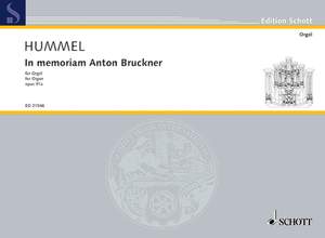 Hummel, Bertold: In memoriam Anton Bruckner op. 91a