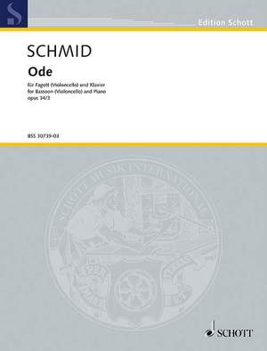 Schmid, Heinrich Kaspar: Ode op. 34/3