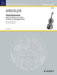 Kreisler, Fritz: Variations on a theme by Corelli F major Nr. 9