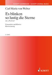 Weber, Carl Maria von: Es blinken so lustig die Sterne