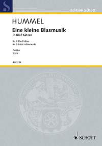 Hummel, Bertold: A little Windmusic