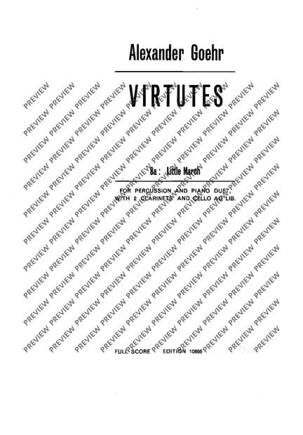 Goehr, A: Virtutes