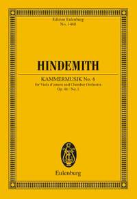 Hindemith, Paul: Chamber Music No. 6 op. 46/1