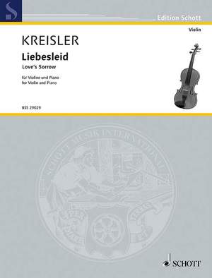 Kreisler, Fritz: Love's Sorrow Nr. 11