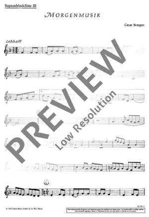 Bresgen, Cesar: Morning music