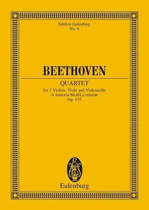 Beethoven, Ludwig van: String Quartet A minor op. 132