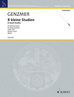 Genzmer, Harald: 8 Small Studies GeWV 110