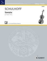 Schulhoff, Erwin: Sonata op. 7 WV 24