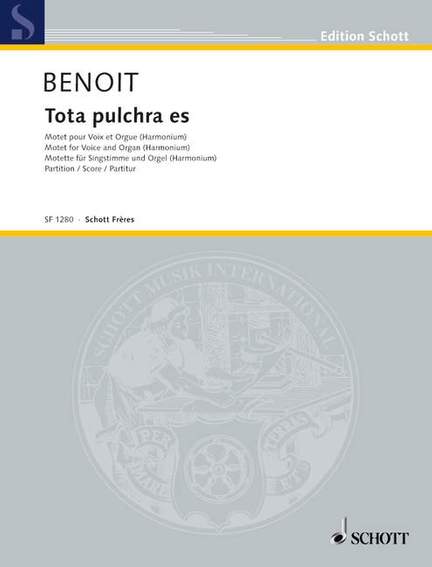 Benoit, Peter: Tota pulchra es