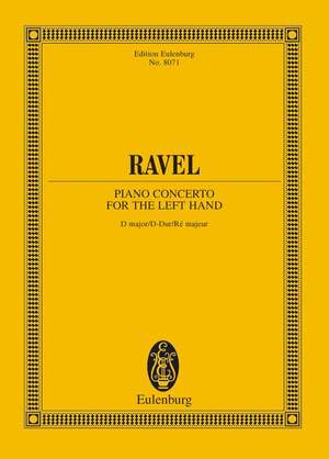 Ravel, Maurice: Piano Concerto for the Left Hand D major
