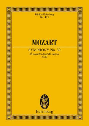 Mozart, Wolfgang Amadeus: Symphony No. 39 Eb major KV 543