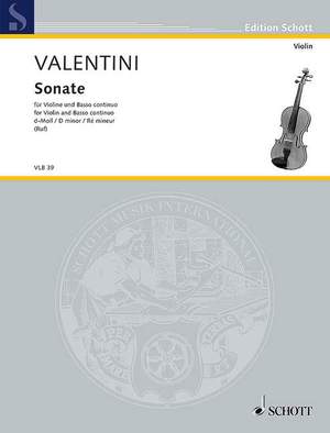 Valentini, Giuseppe: Sonata in D Minor op. 8/1