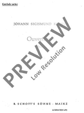 Kusser, S: Ouverture I