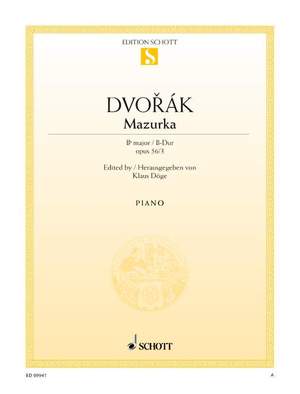 Dvořák, Antonín: Mazurka B-flat major op. 56/3