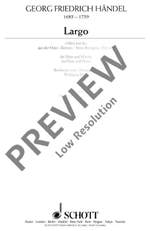 Handel, George Frideric: Largo Product Image