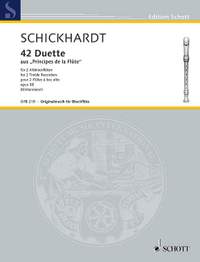 Schickhardt, Johann Christian: 42 Duets op. 38