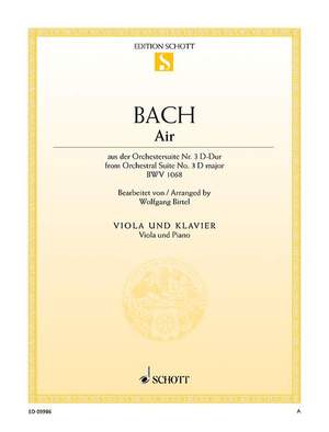 Bach, Johann Sebastian: Air BWV 1068