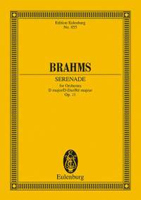 Brahms, Johannes: Serenade for Orchestra D major op. 11