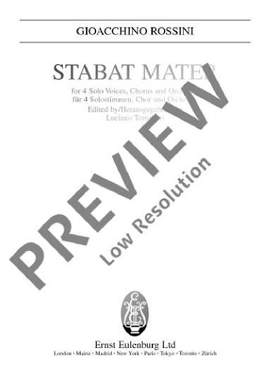 Rossini, Gioacchino Antonio: Stabat Mater