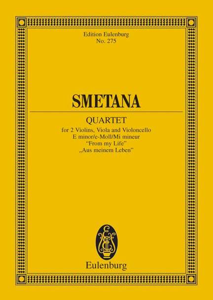 Smetana, Friedrich: String Quartet E minor