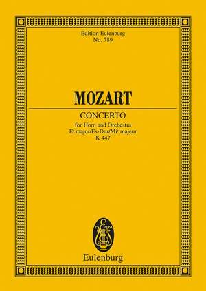 Mozart, Wolfgang Amadeus: Horn-Concerto Eb major KV 447