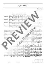 Reger, Max: String Quartet Eb major op. 109 Product Image