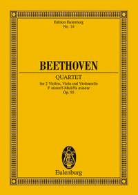 Beethoven, Ludwig van: String Quartet F minor op. 95