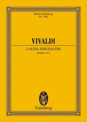 Vivaldi, Antonio: Lauda Jerusalem RV 609