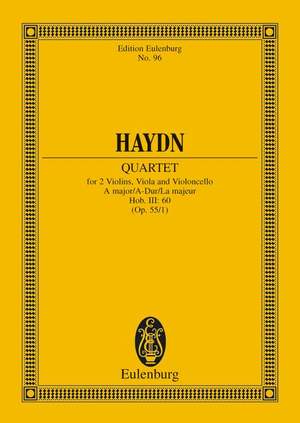 Haydn, Joseph: String Quartet A major op. 55/1 Hob. III: 60