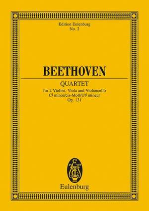 Beethoven, Ludwig van: String Quartet C# minor op. 131
