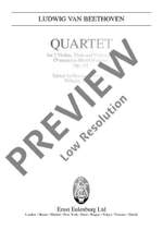 Beethoven, Ludwig van: String Quartet C# minor op. 131 Product Image