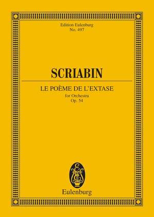 Scriabin, Alexander Nikolayevich: Le Poème de l'extase op. 54