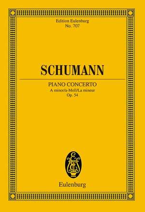 Schumann, Robert: Piano Concerto A minor op. 54