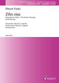 Vasks, Pēteris: Zīles ziņa