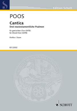 Poos, Heinrich: Cantica