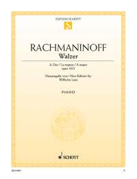 Rachmaninoff, Sergei Wassiljewitsch: Waltz A major op. 10/2