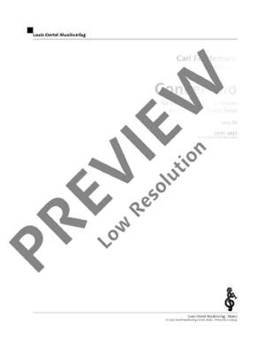 Friedemann, Carl: Concertino