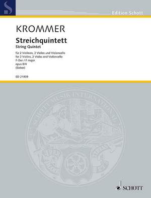 Krommer, Franz: String Quintet F major op. 8/4