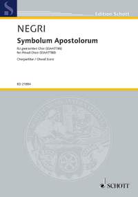 Negri, Antonio Eros: Symbolum Apostolorum