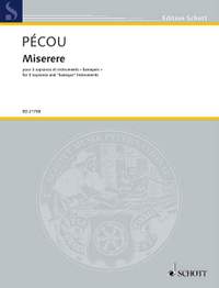 Pécou, Thierry: Miserere