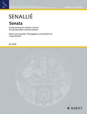 Senallié, Jean Baptiste: Sonata in D minor
