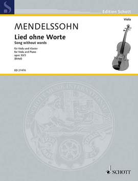 Mendelssohn Bartholdy, Felix: Song without words op. 30/3