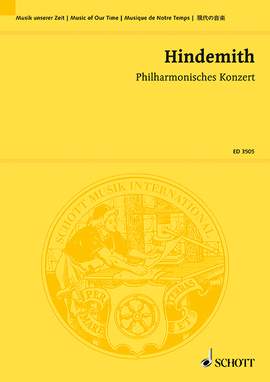 Hindemith, Paul: Philharmonisches Konzert