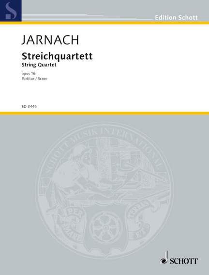 Jarnach, Philipp: String Quartet op. 16