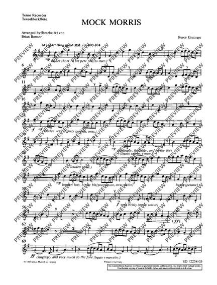 Grainger: Mock Morris