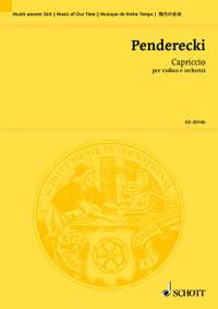 Penderecki, Krzysztof: Capriccio