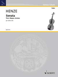 Henze, Hans Werner: Sonata
