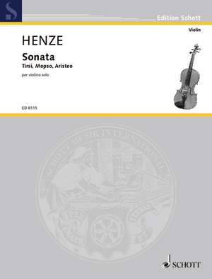 Henze, Hans Werner: Sonata