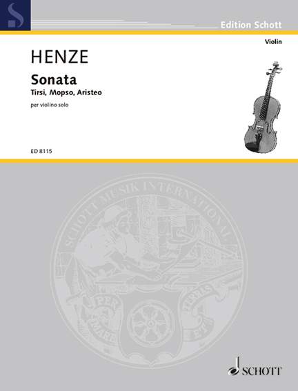 Henze, Hans Werner: Sonata