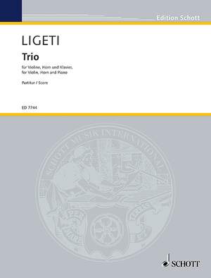 Ligeti, György: Trio